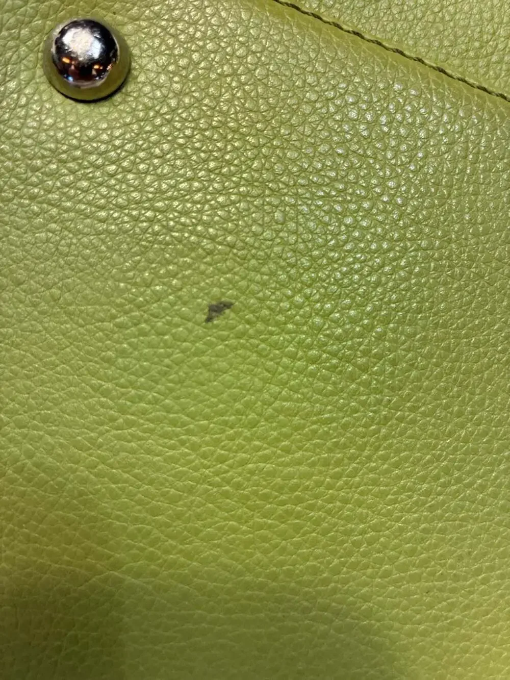 Tod's Two-Tone Green and Beige Leather Tote Shoulder Bag with Turnlock